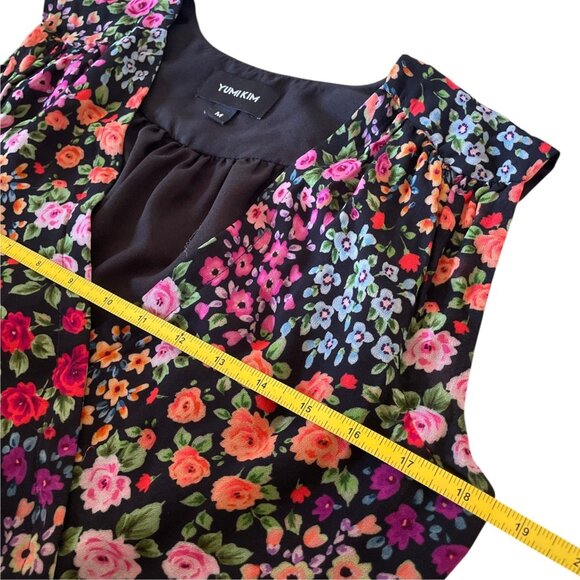 Yumi Kim Lexey Wrap Dress Cottage Floral Kingston Garden SZ M Twee Indie Dress - Picture 10 of 13